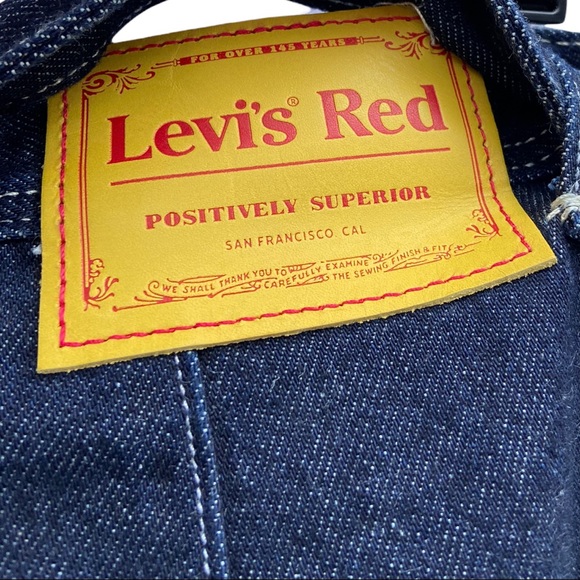 Levi's Red Label Railroad Trouser OX Rinse Dark Denim Jeans Size 25 NEW - Picture 7 of 12